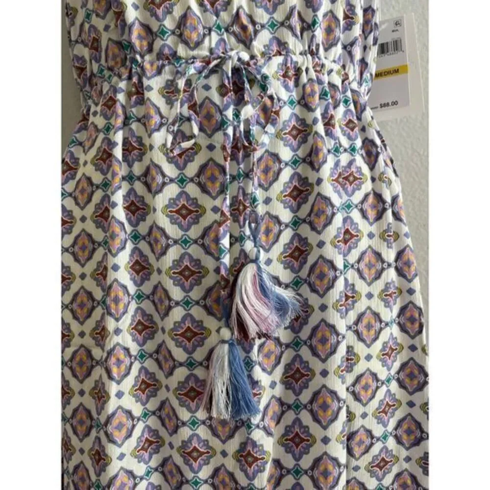 BECCA By‎ Rebecca Virtue Marrakesh Midi Dress Swim Cover Up Women's Size Medium